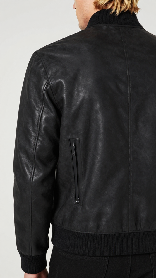 Men’s Sleek Nappa Essential Bomber