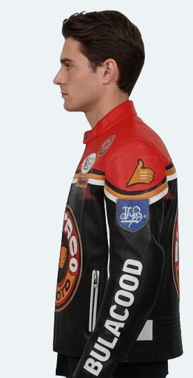 Men’s Cafe Racer Biker Jacket  Lightweight Leather