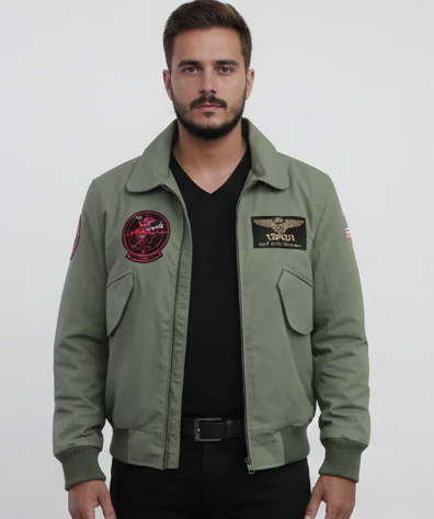 Top Gun Maverick Bomber Jacket for Men Tom Cruise Inspired