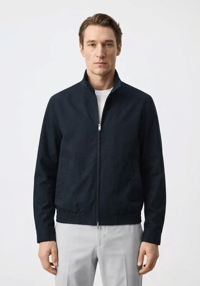 Men's Essentials Water Repellent Jacket 100% Cotton