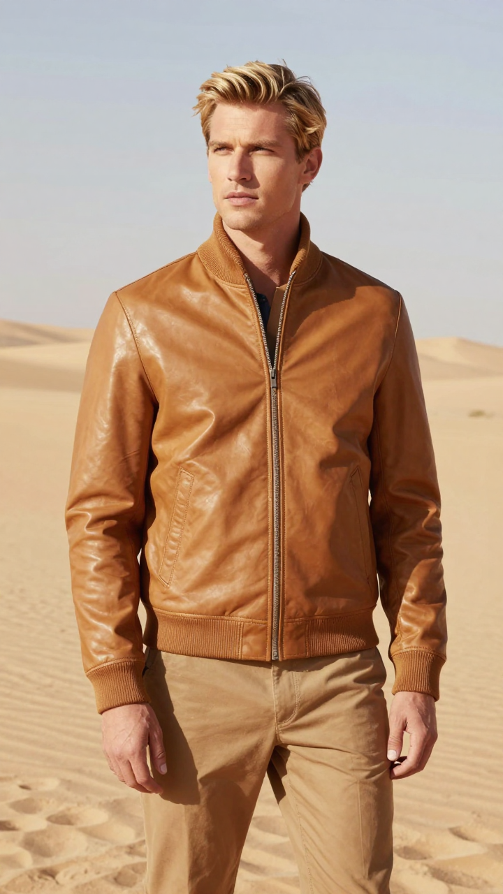 Men’s Desert Voyager Sheepskin Bomber