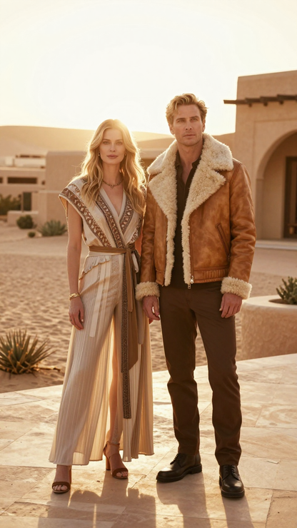 Men’s Desert Voyager Sheepskin Bomber