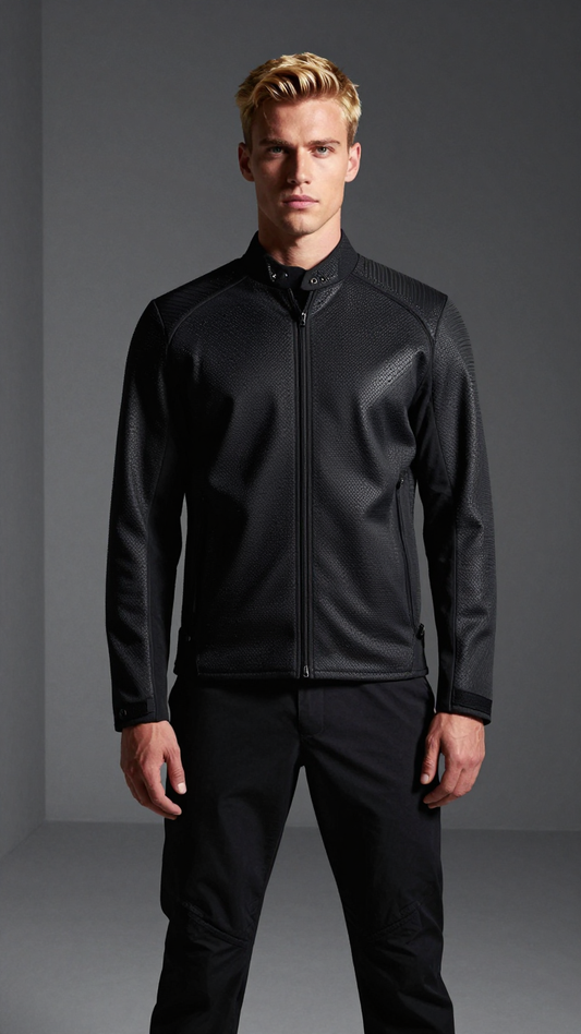 Men’s Aero Core Perforated Moto Jacket