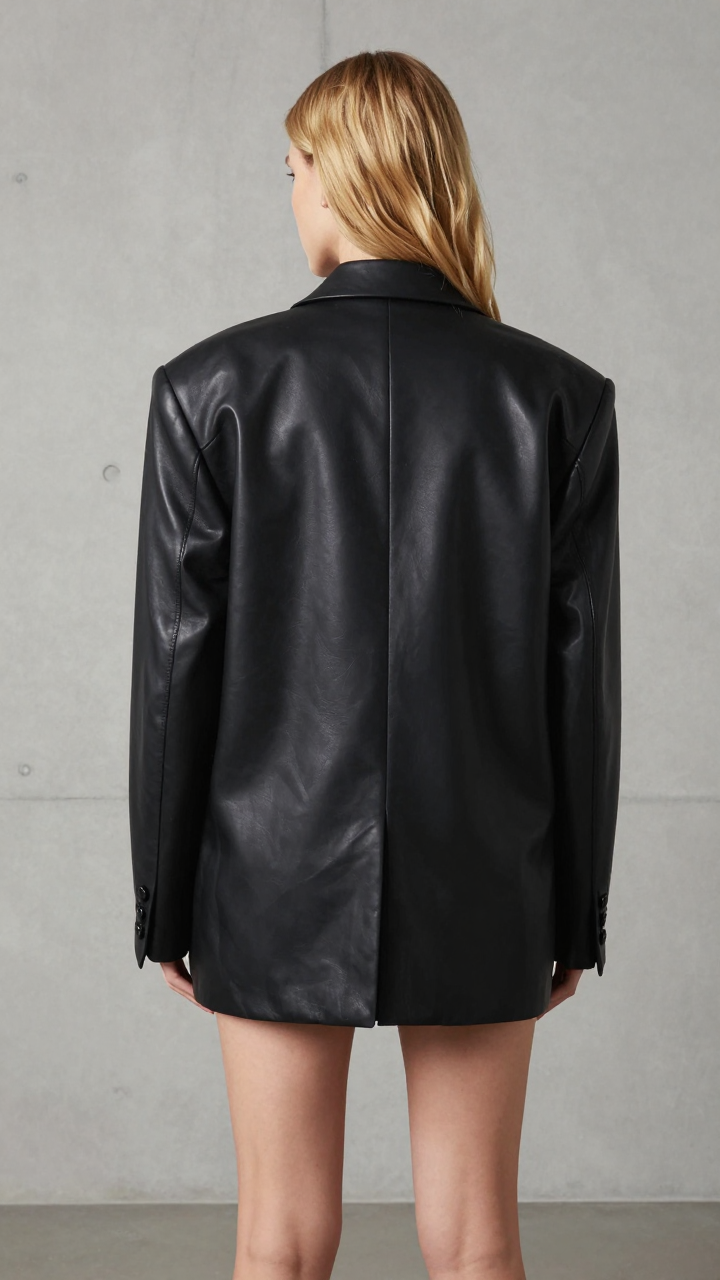 Women’s Matrix Oversized Leather Blazer