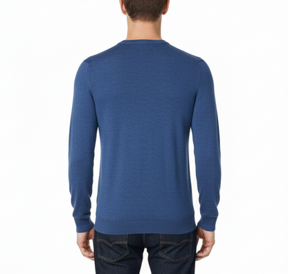 Men's V-Neck Knit Sweater Smart and Lightweight