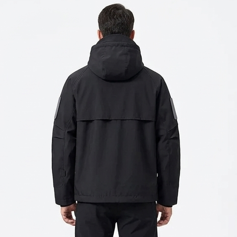 Men’s Techwear Jacket Tactical Streetwear Utility Outerwear