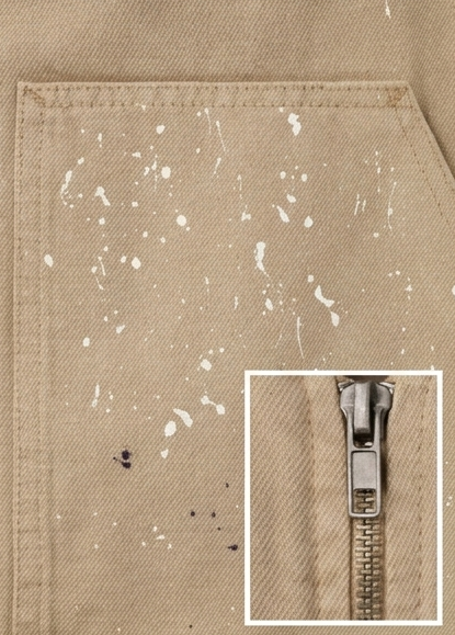 Fantastic Man x Mango Men's Splatter Effect Denim Waistcoat Oversized