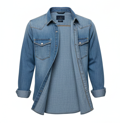 Casual Denim Shirt for Men