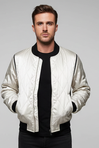 Drive Ryan Gosling Satin Jacket for Men