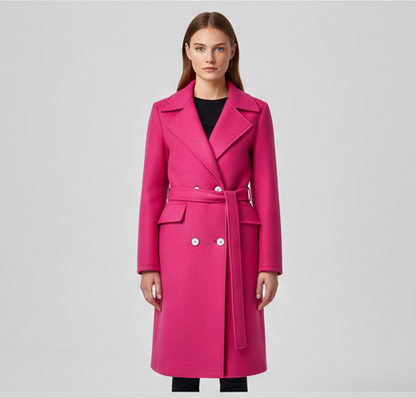 Emily in Paris Pink coat for Women TV Series Inspired