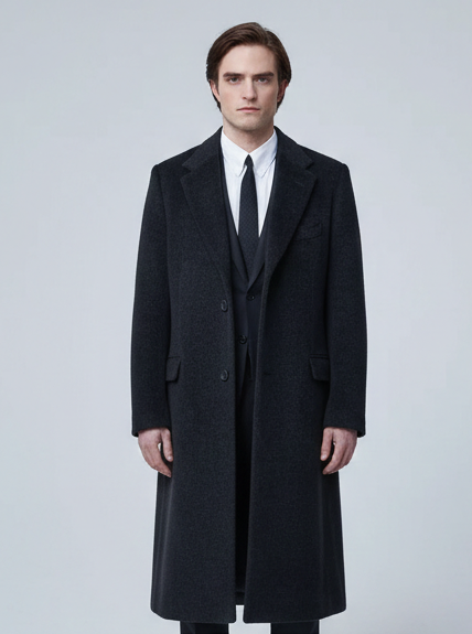 Batman Bruce Wayne Black Coat for Men