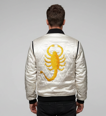 Drive Ryan Gosling Satin Jacket for Men