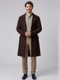 Men’s Brown Coat Inspired by Theo James in Mr. Malcolm’s List (2022)
