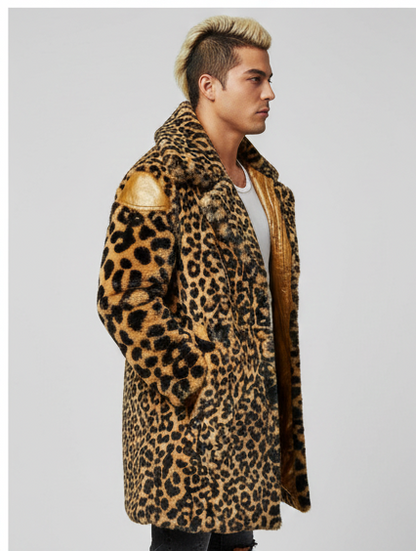 Rebelde Netflix Dixon Leopard Print Coat | Celebrity Inspired Look