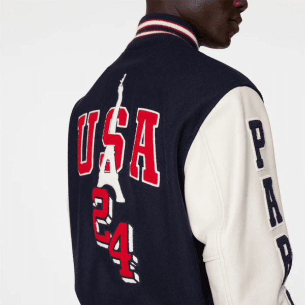 USA Golf Golden Bear Jacket Estate Blue - Image 3