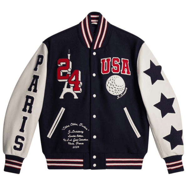 USA Golf Golden Bear Jacket Estate Blue