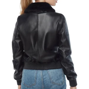 Women Black Shearling