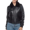 Women Black Shearling