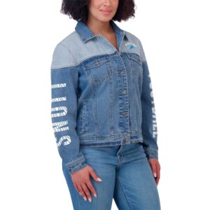 nfl detroit lions womens denim jacket